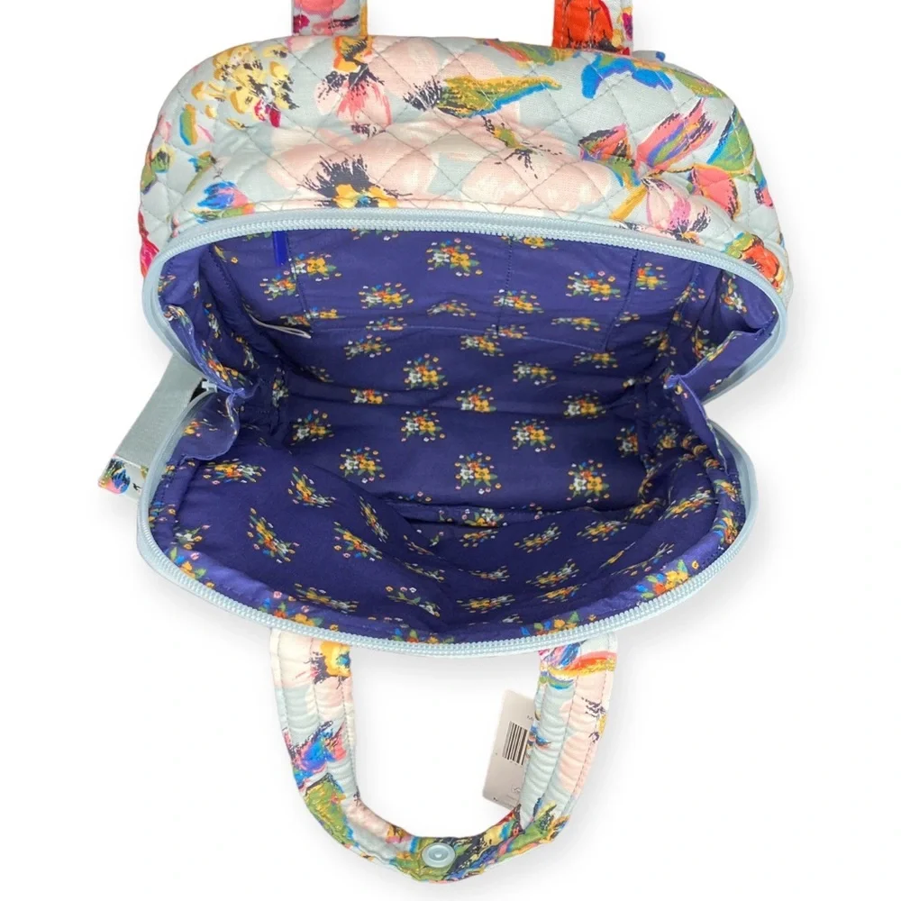 Vera Bradley Mini Totepack in Cotton Sea Air Floral Quilted